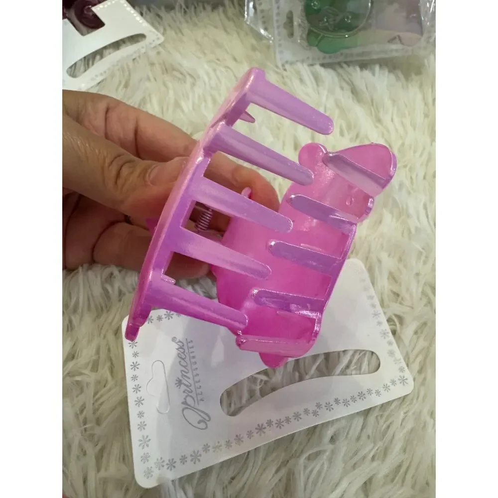 Miffy Pink bunny hair claw clip with gradient effect #kawaii